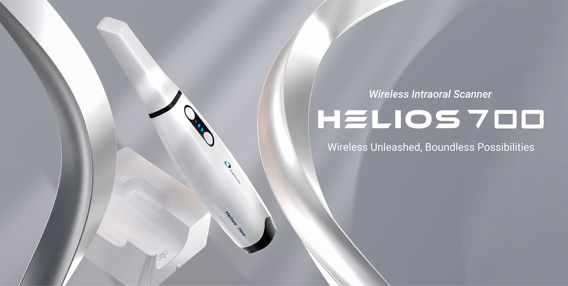 اسکنر داخل دهانی بیسیم Eighteeth Helios 700 با پایه شارژ