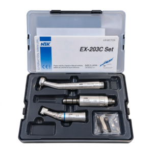 ست هندپیس NSK EX-203C گرید A شامل توربین، آنگل و ایرموتور