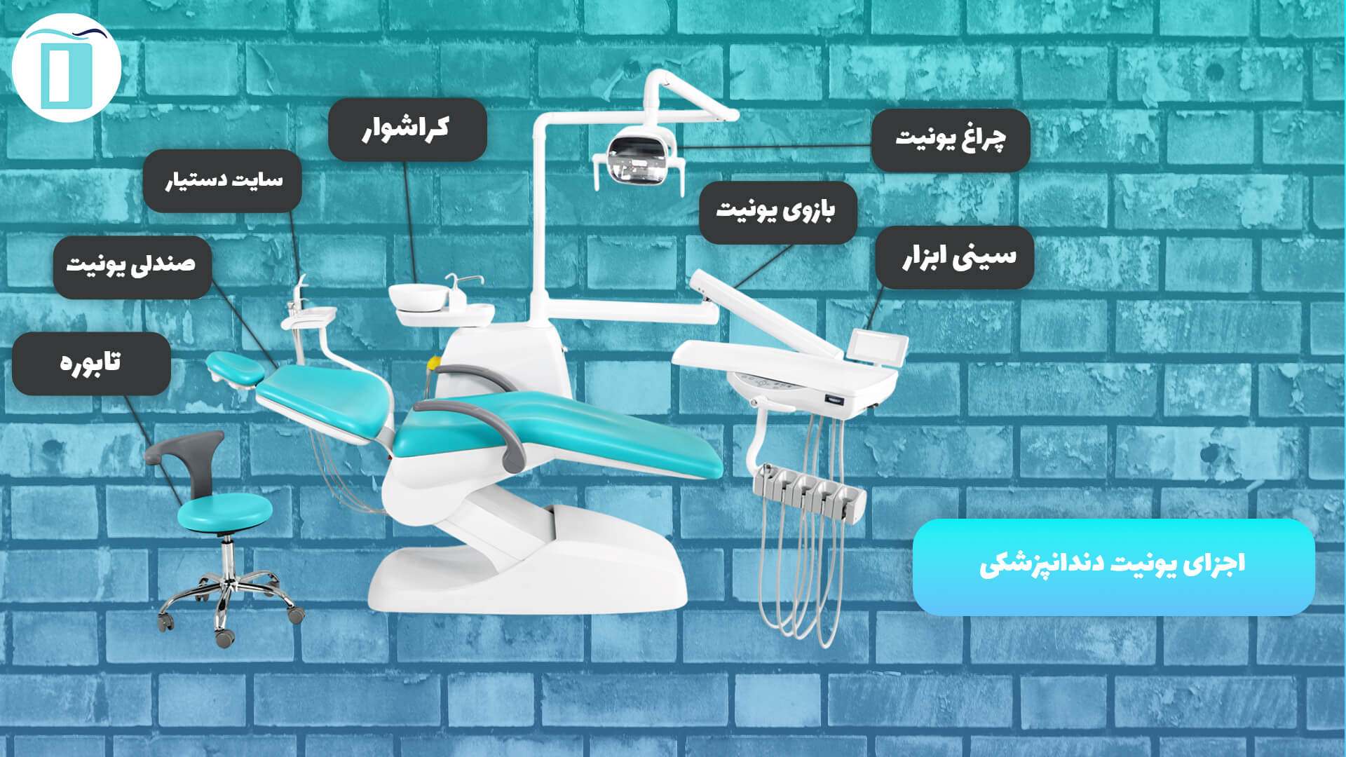 اجزای یونیت دندانپزشکی