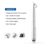 توضیحات تکمیلی توربین با زاویه ۴۵ درجه Cx207 45° Dental High Speed - COXO کوکسو