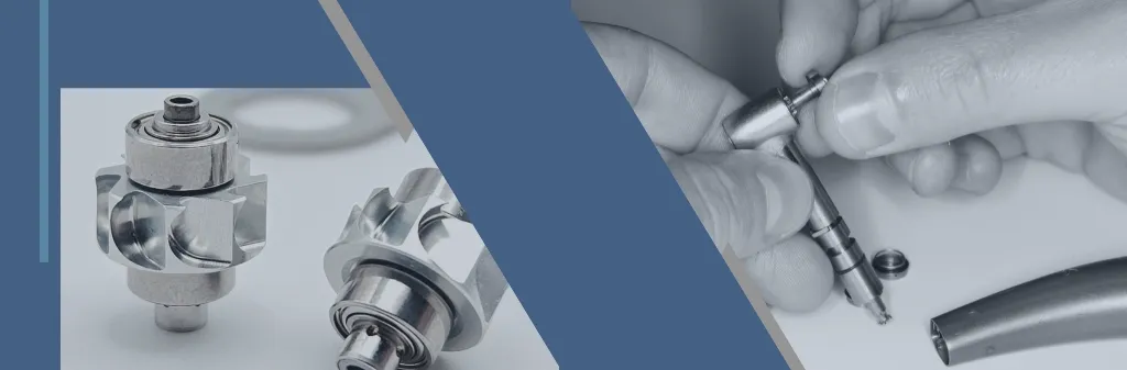خدمات تعمیرات تجهیزات دندانپزشکی تخصص در تعمیر توربین، آنگل