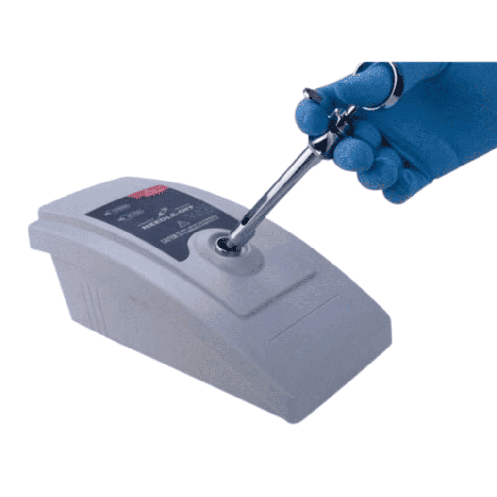  دستگاه از بین بردن سرسوزن آلوده نیدل آف Needle Off