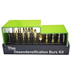کیت کامل اسئودنسیفیکیشن افزایش تراکم استخوان The Osseodensification Burs kit