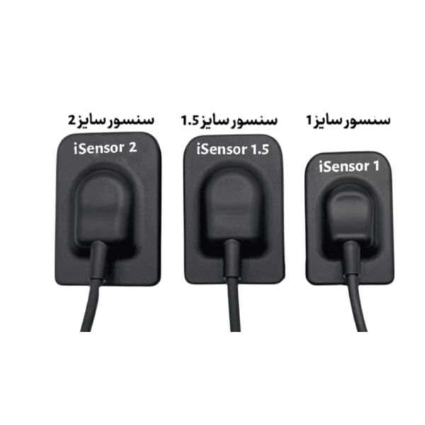سایز های rvg وودپیکر woodpecker مدل i sensor (دارای ۳ سایز ۱ - ۱.۵ - ۲)