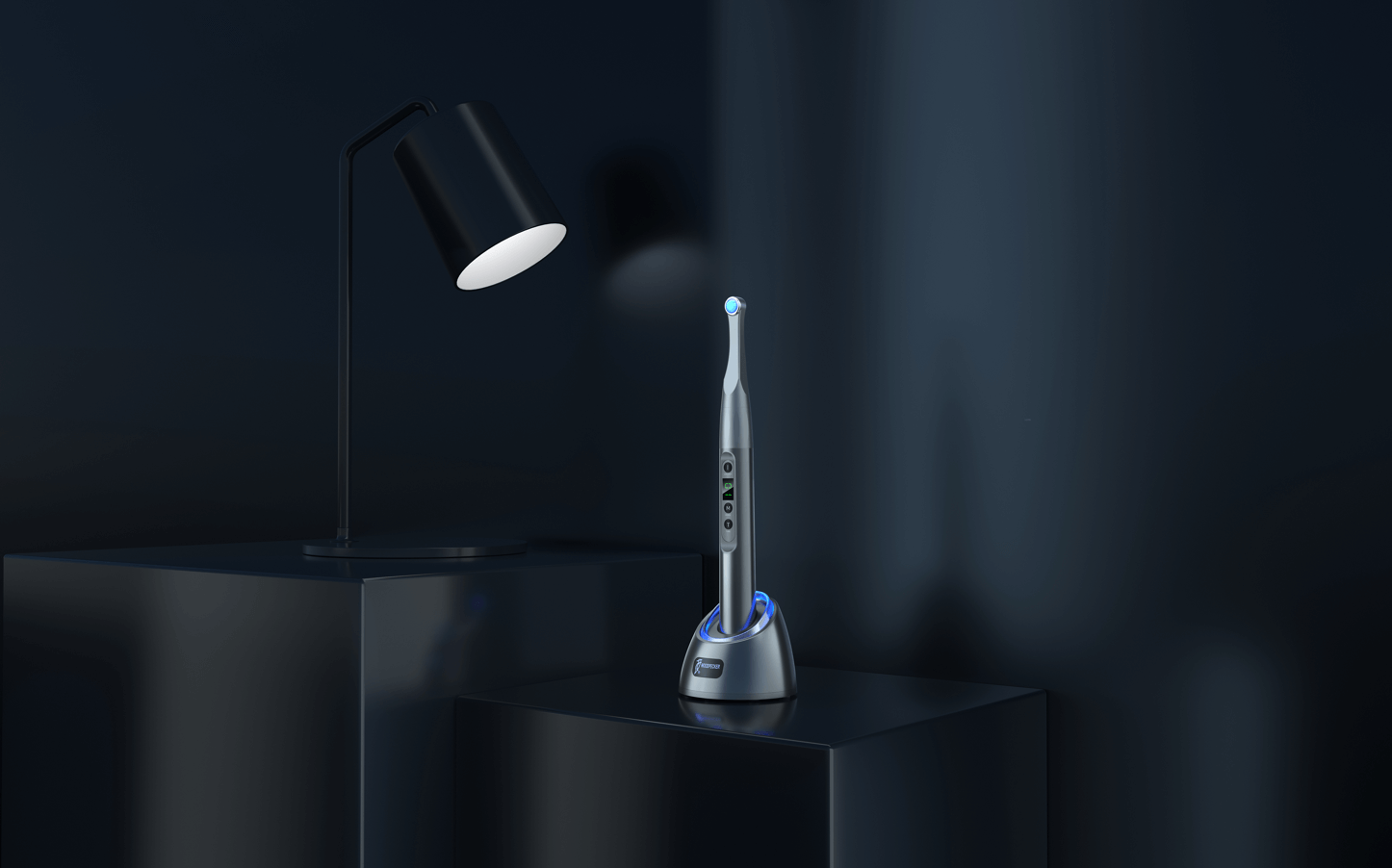 طراحی لایت کیور بی سیم Woodpecker - iLED II وودپیکر I LED 2