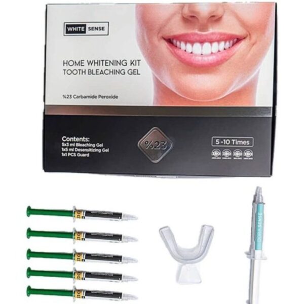 جزییات کیت بلیچینگ خانگی 5سرنگ 23% white sense